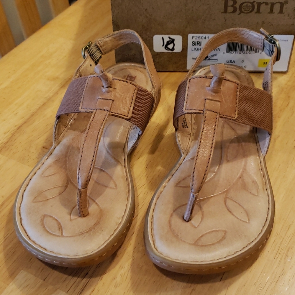 BORN SIRI size 6 LT Brown style F25041